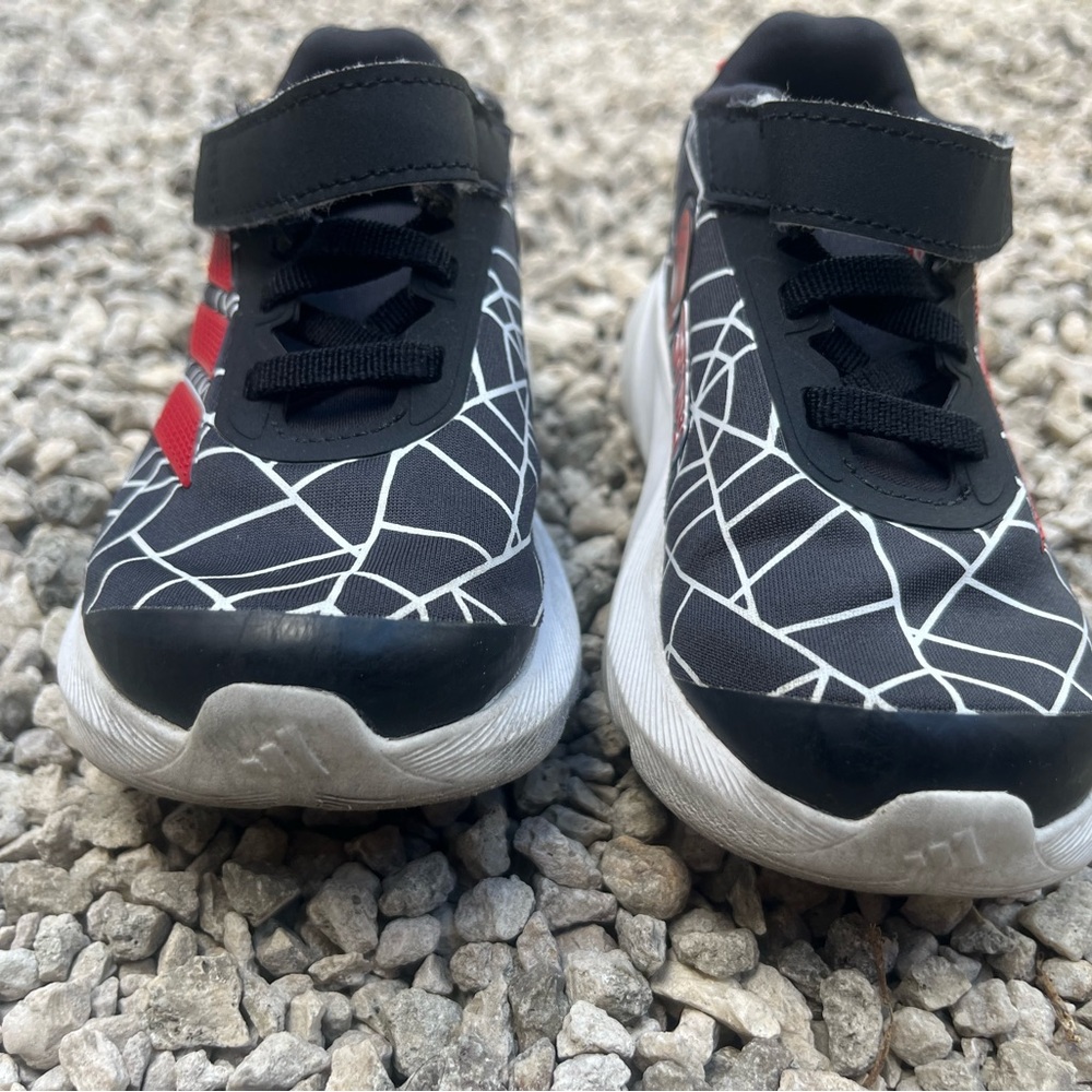Kids Black and Red Athletic Shoes